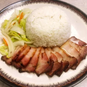 6. BBQ Pork Rice Plate 叉烧饭