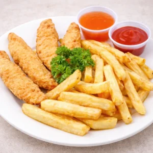 Chicken strips & fries