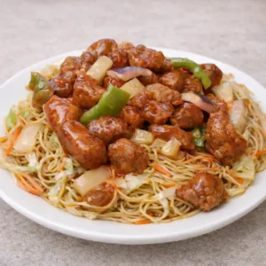 Swiss Sour Pork with low Mein
