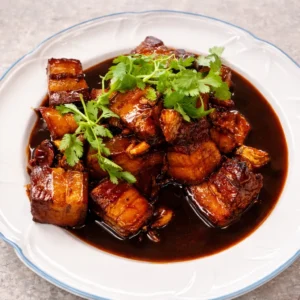 23. Red-Braised Pork Belly (Hong Shao Rou) 红烧肉